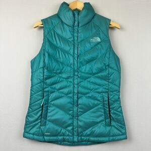 North Face Women's Aconcagua 550 Down Fill Vest Kokomo Green NF0AC984 Size M